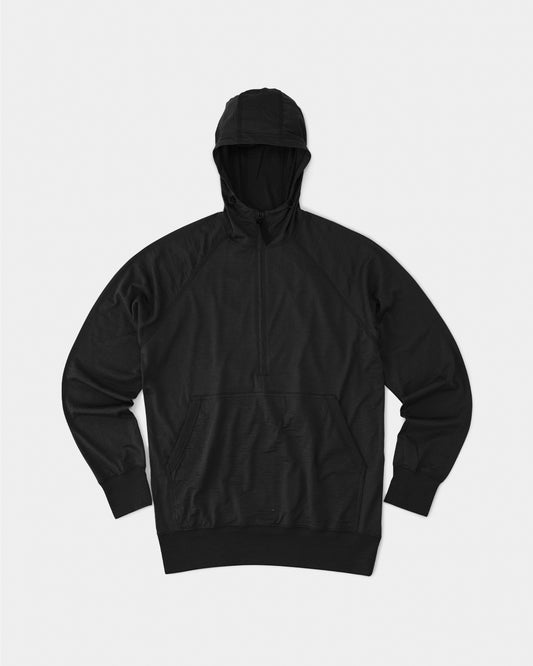 100% Merino Half Zip Hoody